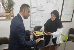 برگزاری مراسم تجلیل از همکار بازنشسته بیمارستان الزهرا (س)